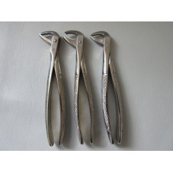 Pre-Owned Lower Extraction Forceps x 3 